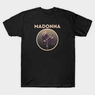 madona || coklat muda retro T-Shirt